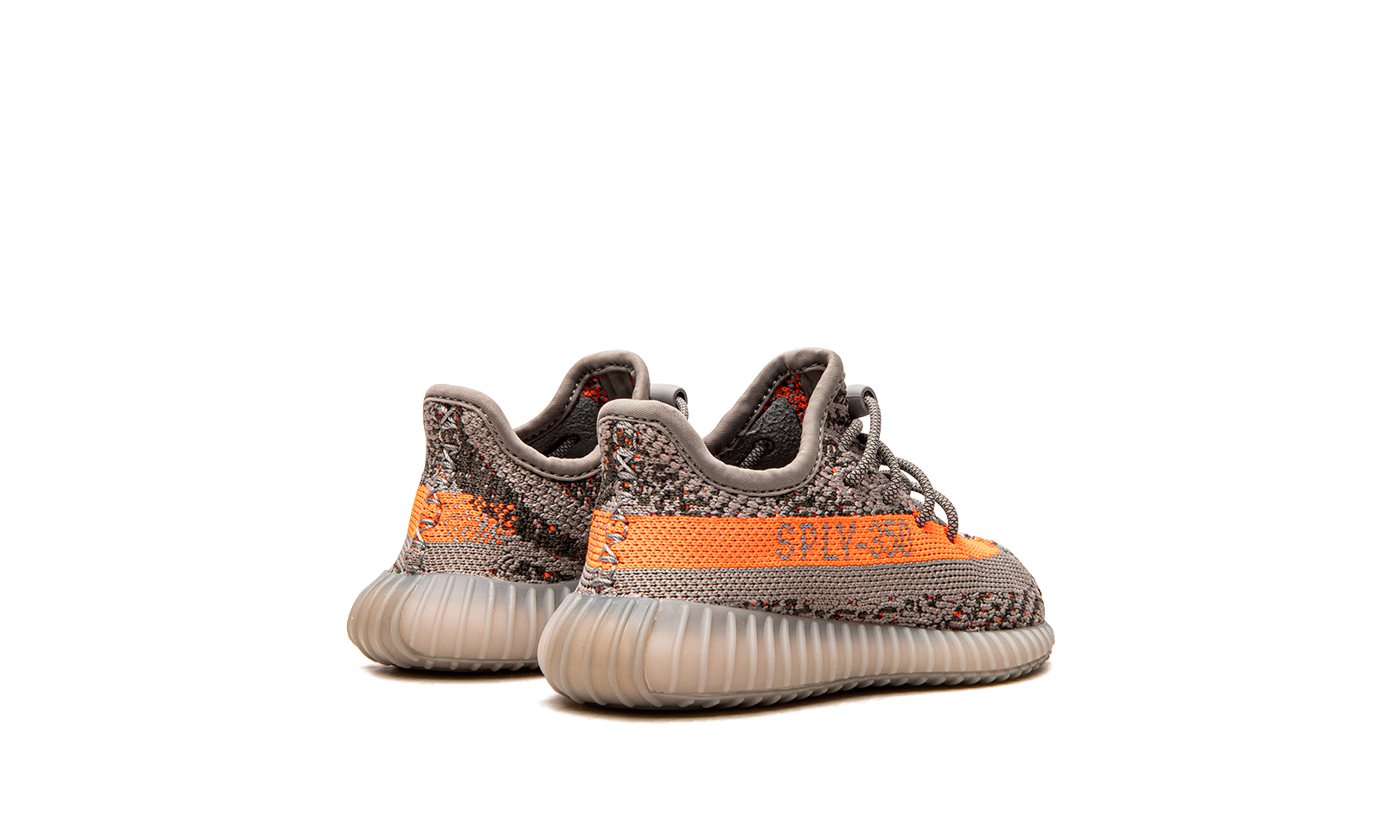 adidas yeezy boost 350 v2 beluga reflective infants+GW1231+diagnol right behind view