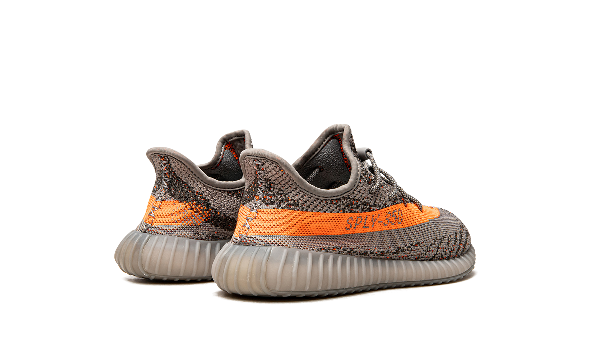 adidas yeezy boost 350 v2 beluga reflective kids+GW1230+diagnol right behind view