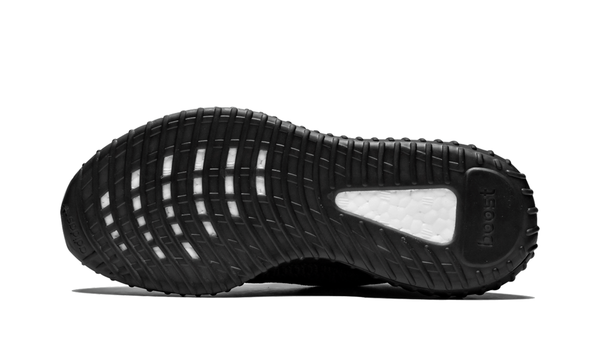adidas yeezy boost 350 v2 black non reflective kids+FU9013+bottom view