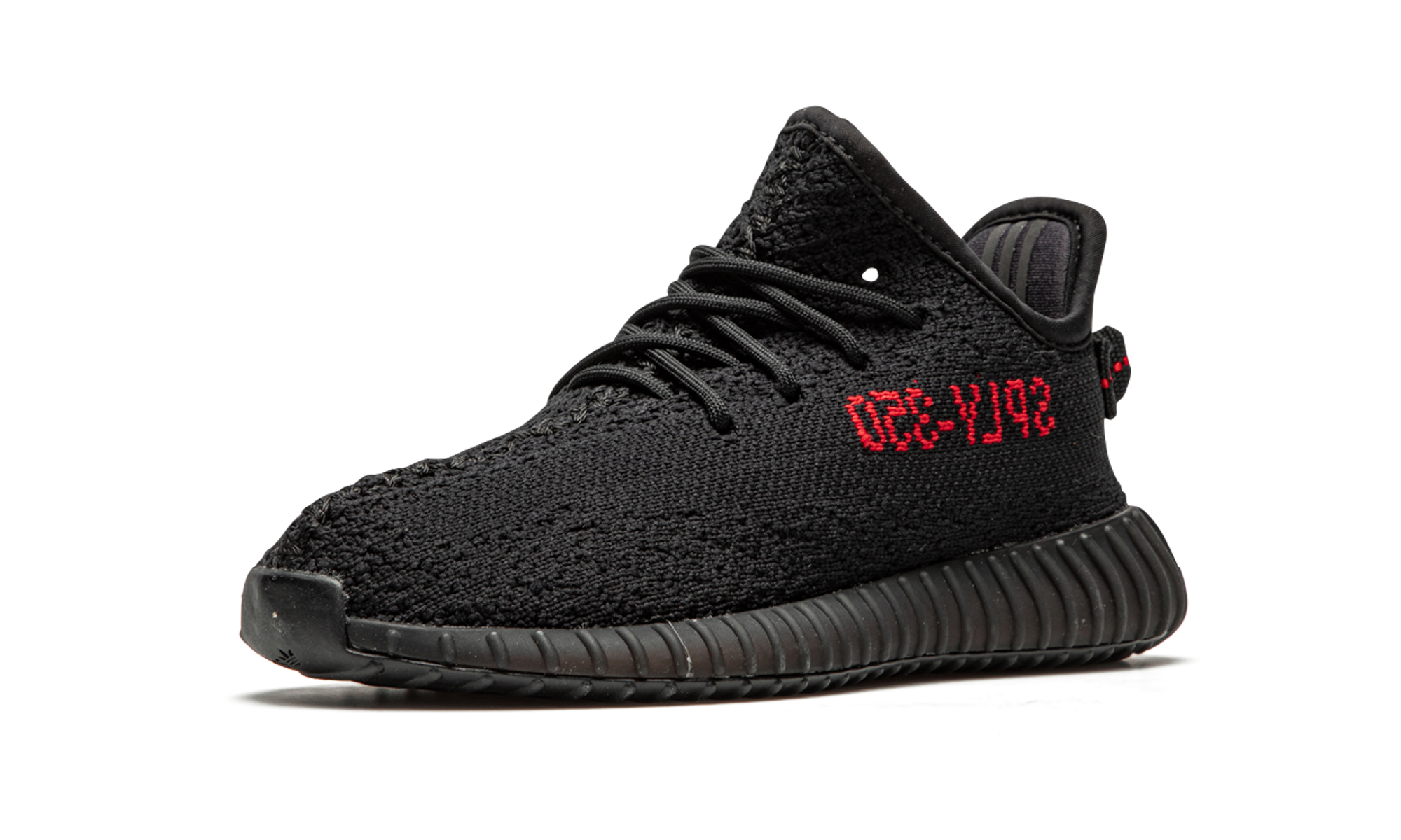 adidas yeezy boost 350 v2 black red infants+BB6372+bottom view