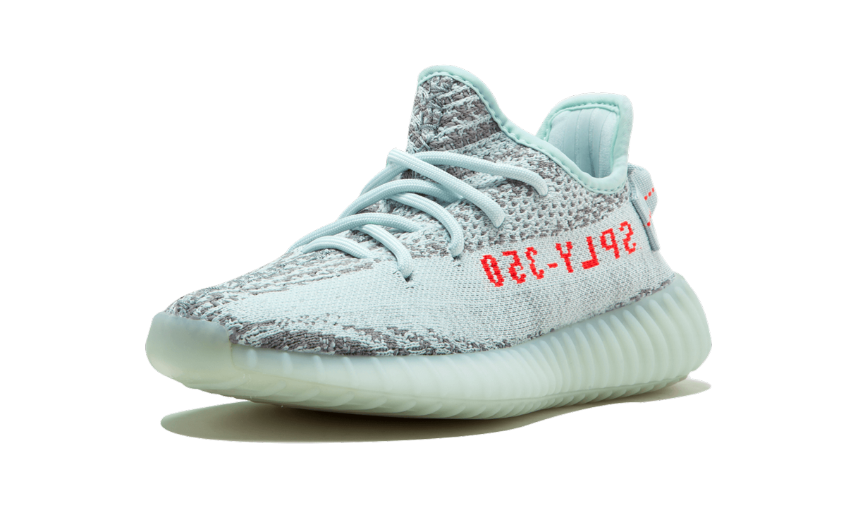 adidas yeezy boost 350 v2 blue tint+B37571+left diagnol single view