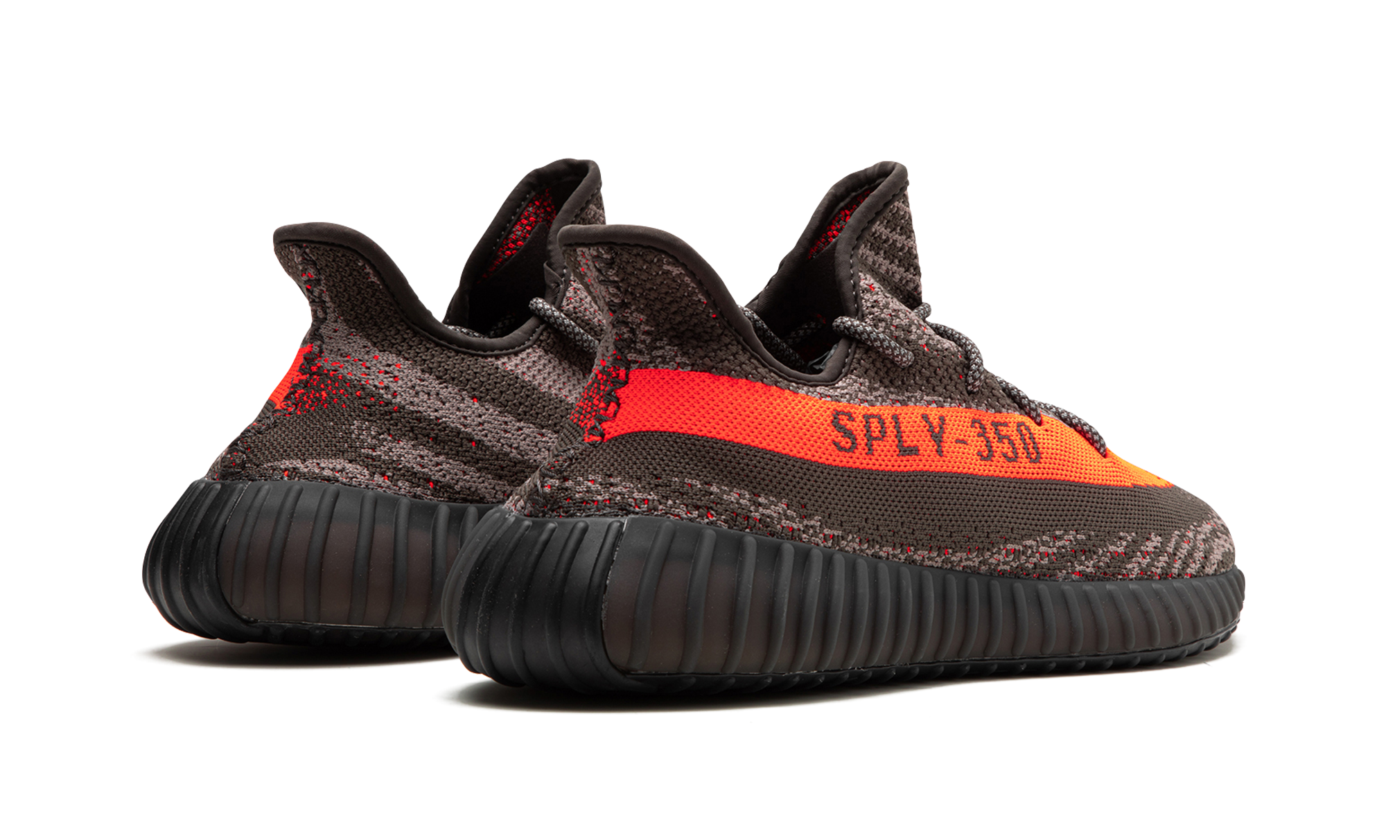 adidas yeezy boost 350 v2 carbon beluga+HQ7045+diagnol right behind view