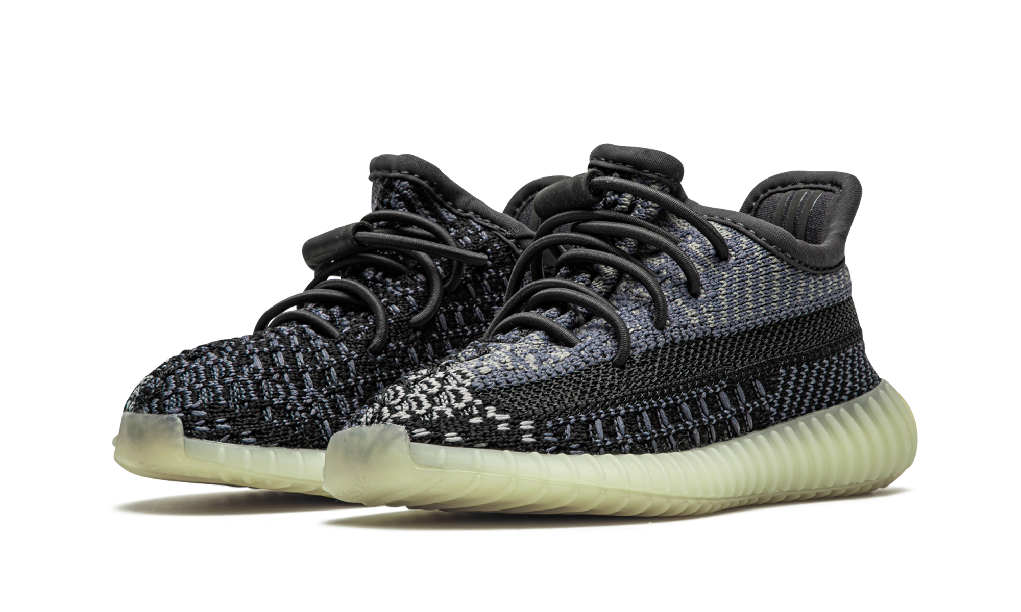 adidas yeezy boost 350 v2 carbon infants+FZ5002+diagnol left view