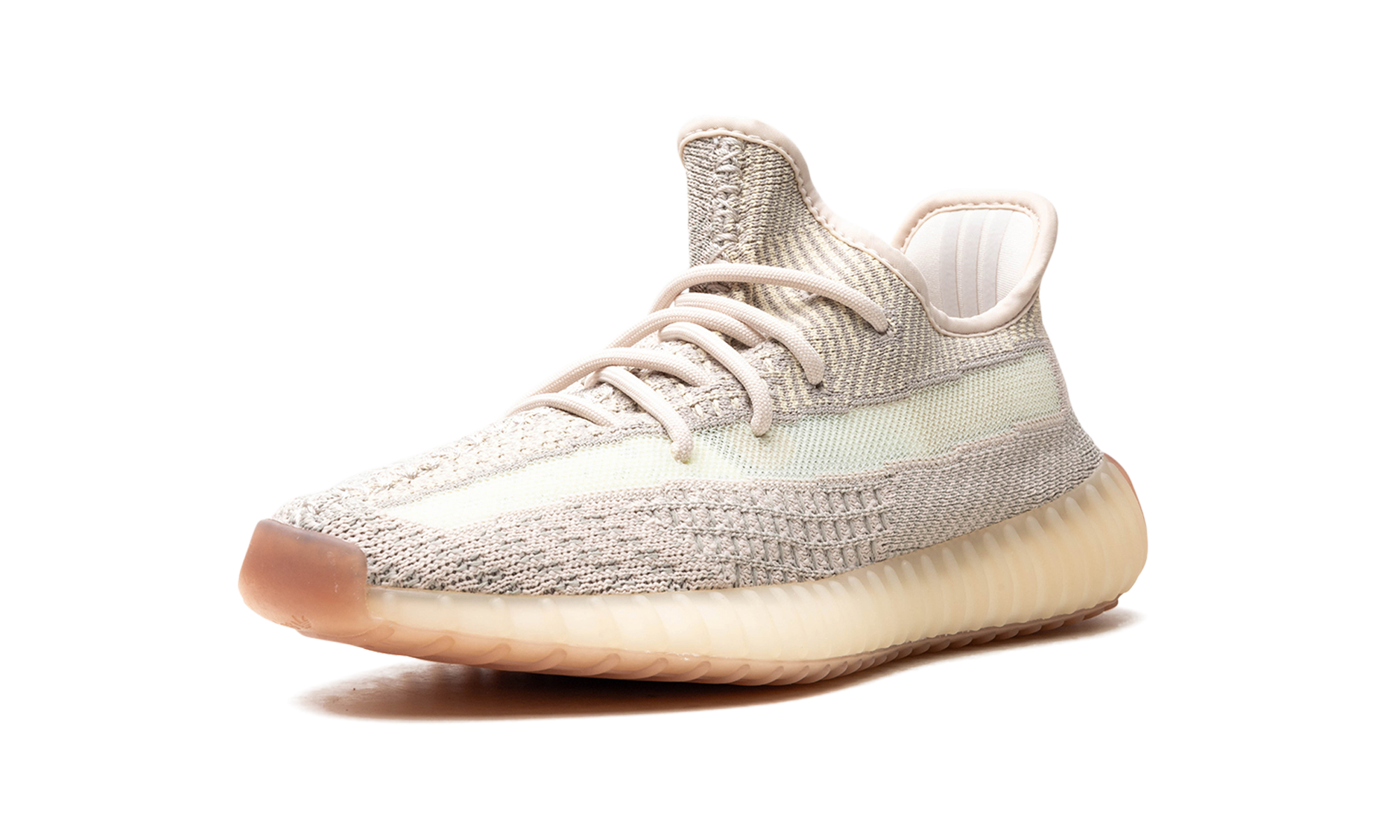 adidas yeezy boost 350 v2 citrin non reflective+FW3042+bottom view