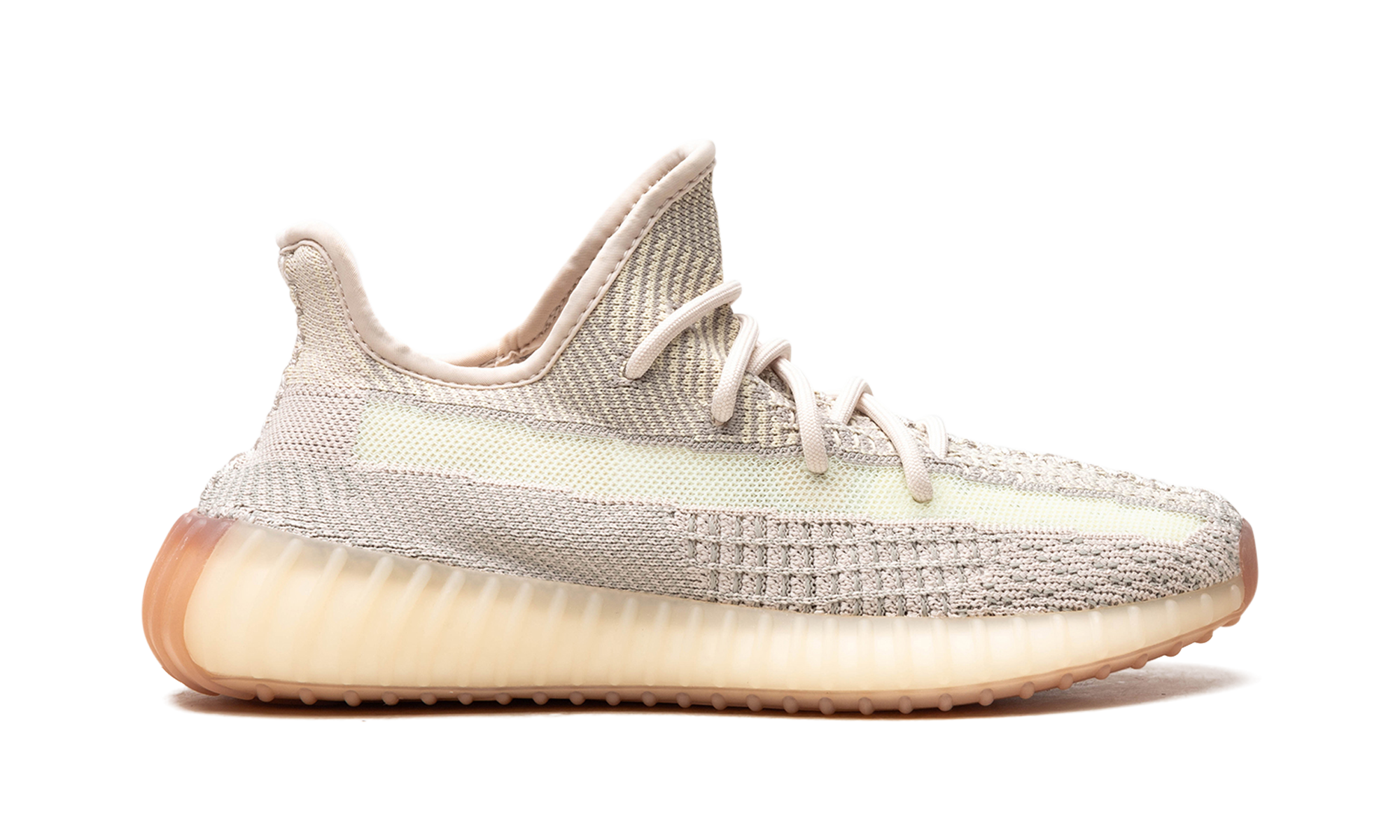 adidas yeezy boost 350 v2 citrin non reflective+FW3042+diagnol right view