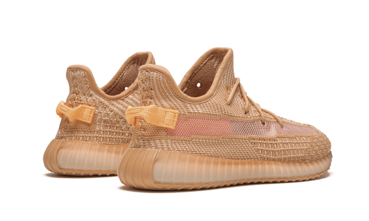 adidas yeezy boost 350 v2 clay kids+EG6872+diagnol right behind view