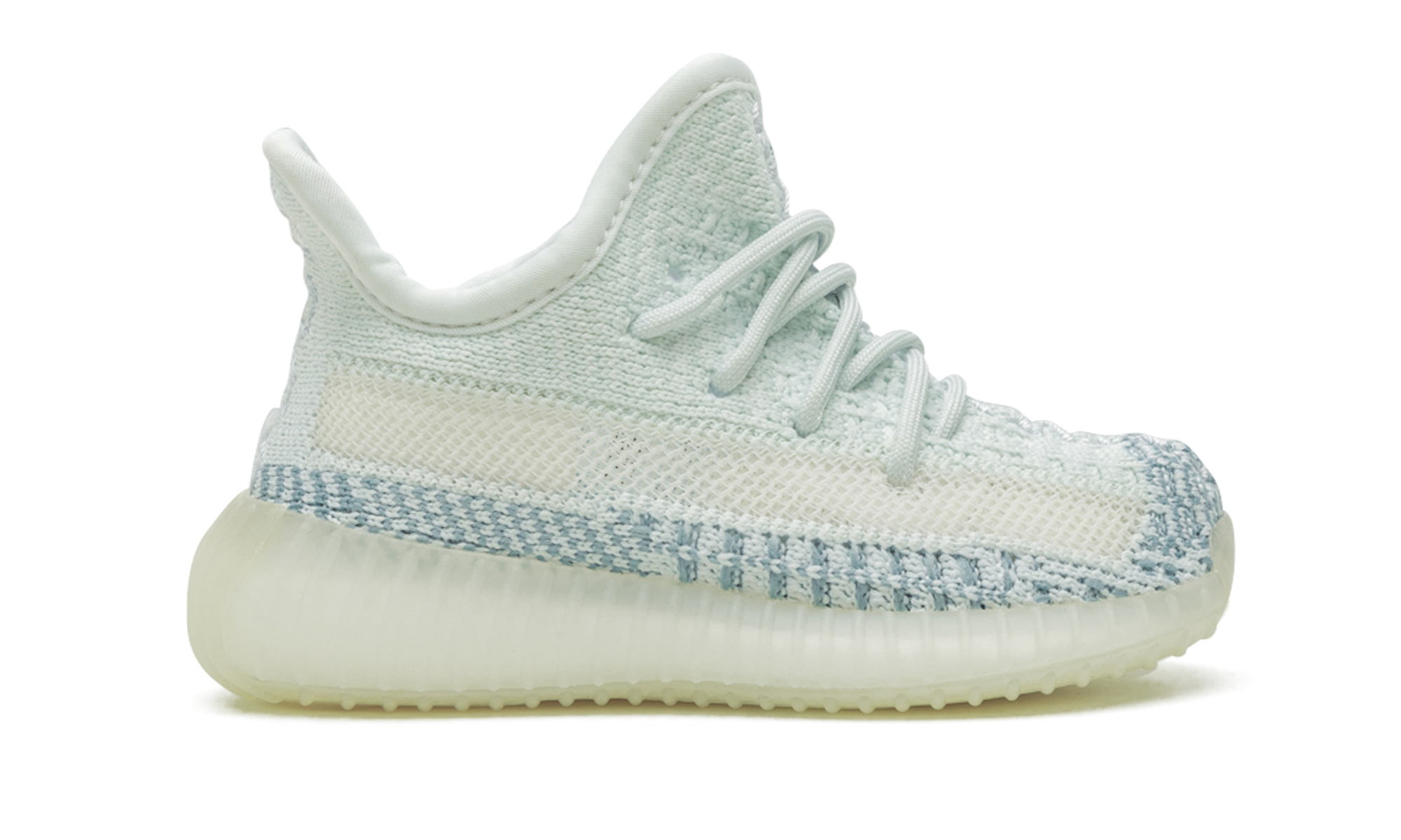adidas yeezy boost 350 v2 cloud white infants+FW3046+right view