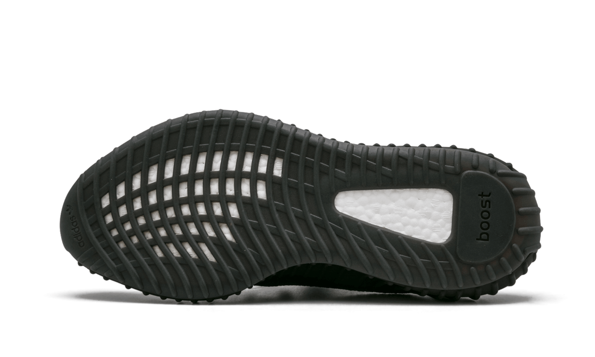 adidas yeezy boost 350 v2 core black white+BY1604+bottom view