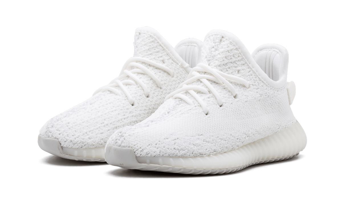 adidas yeezy boost 350 v2 cream white infants+BB6373+diagnol left view