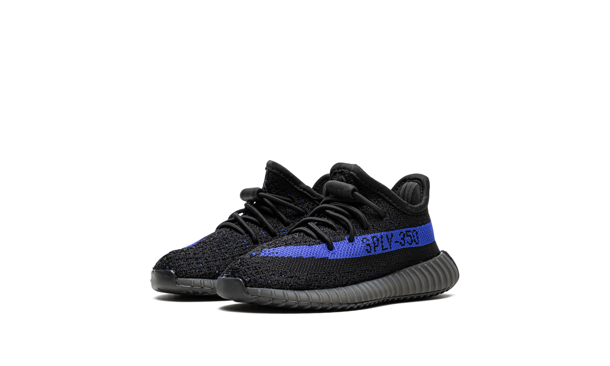 adidas yeezy boost 350 v2 dazzling blue infants+GY9584+diagnol left view