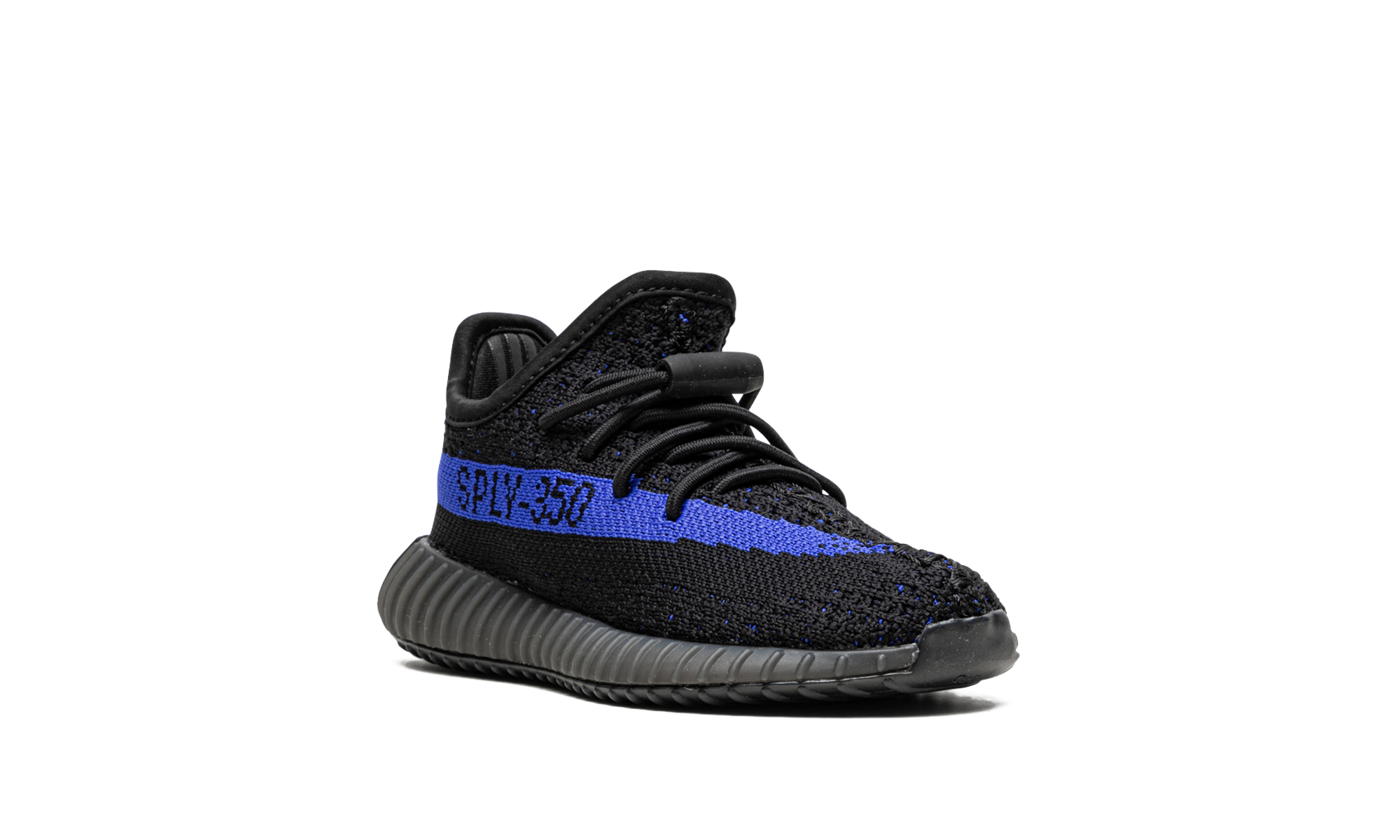 adidas yeezy boost 350 v2 dazzling blue infants+GY9584+diagnol right view