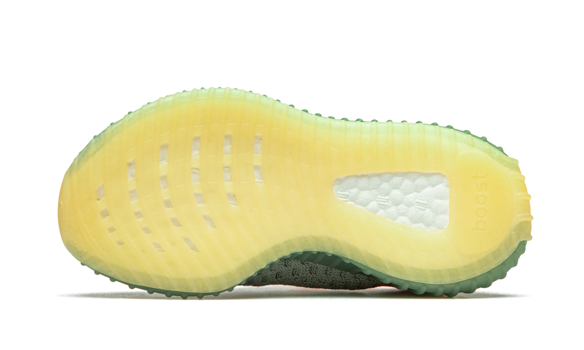 adidas yeezy boost 350 v2 desert sage kids+FX9037+bottom view