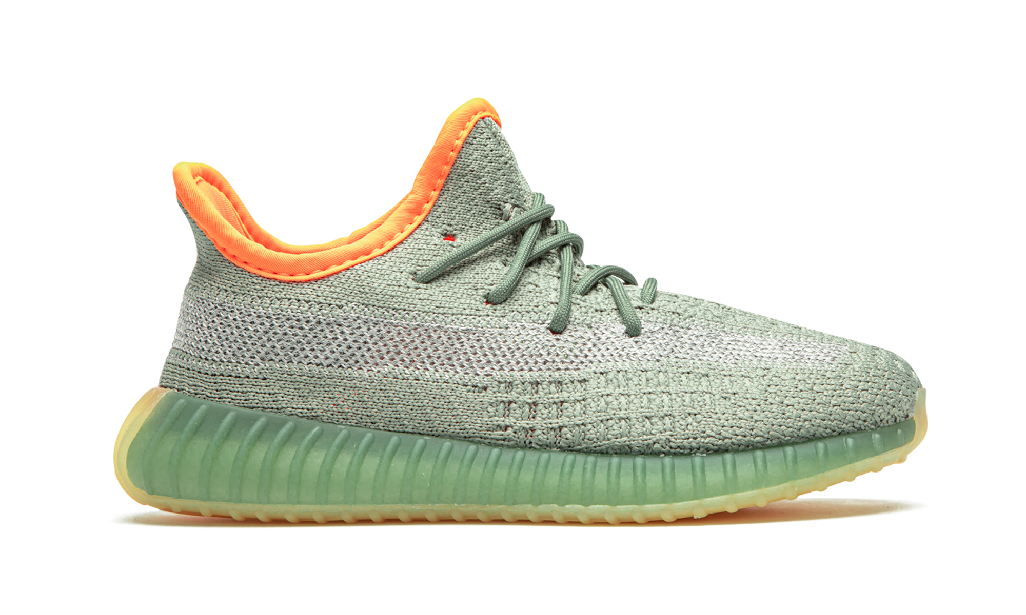 adidas yeezy boost 350 v2 desert sage kids+FX9037+right view