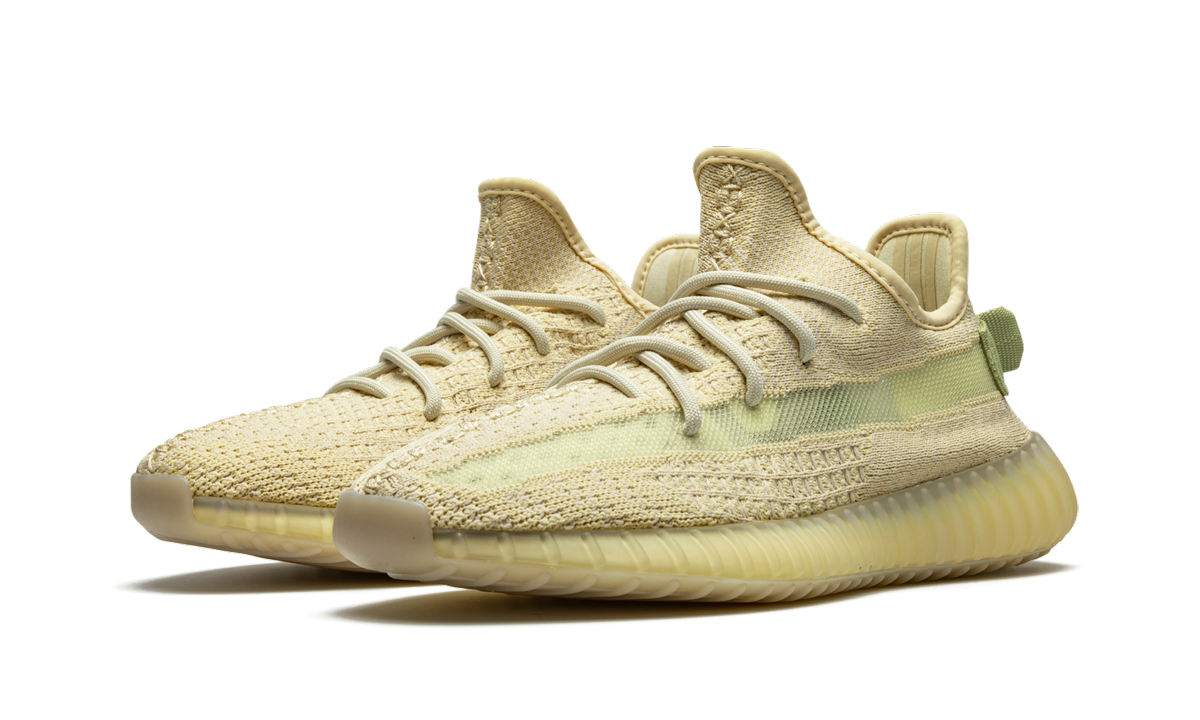 adidas yeezy boost 350 v2 flax+FX9028+diagnol left view