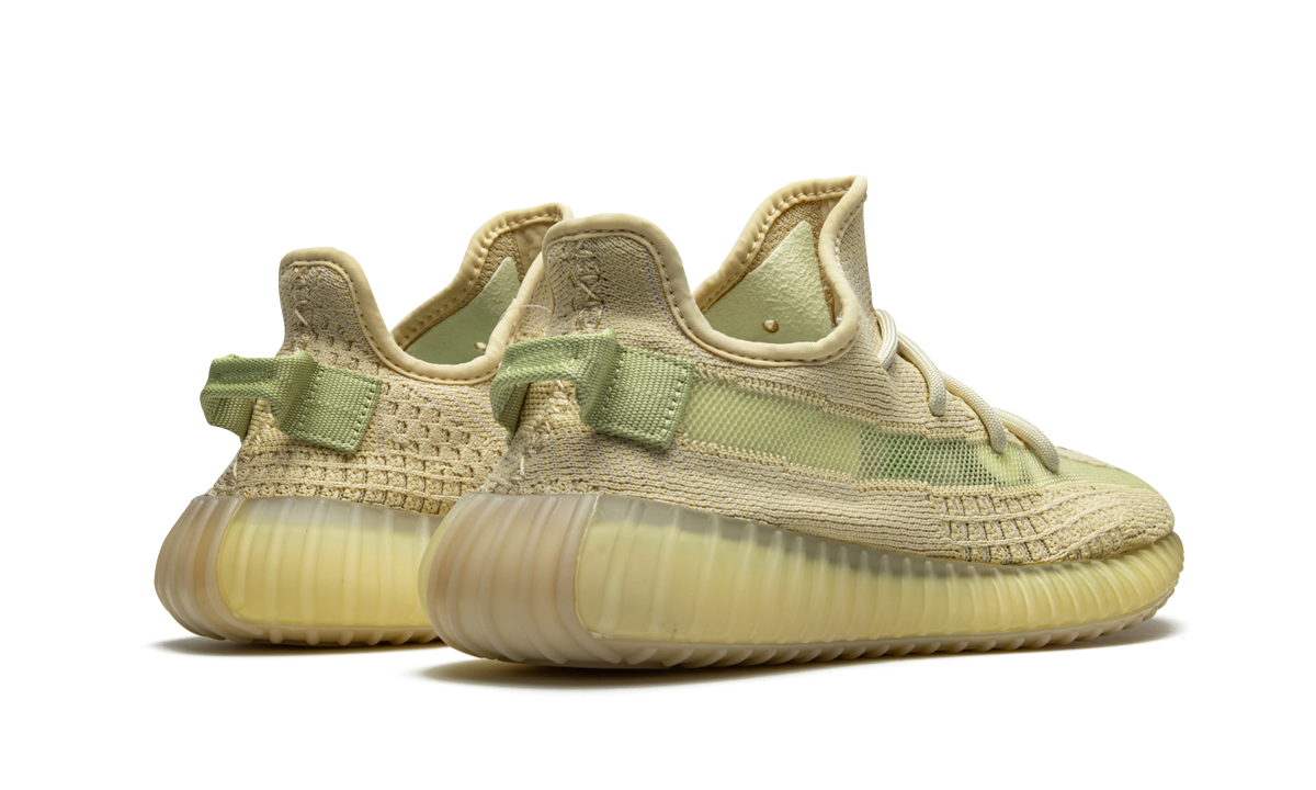 adidas yeezy boost 350 v2 flax+FX9028+diagnol right behind view