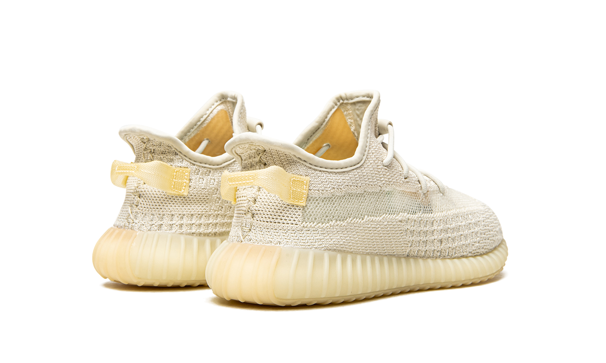 adidas yeezy boost 350 v2 light kids+GY3439+diagnol right behind view