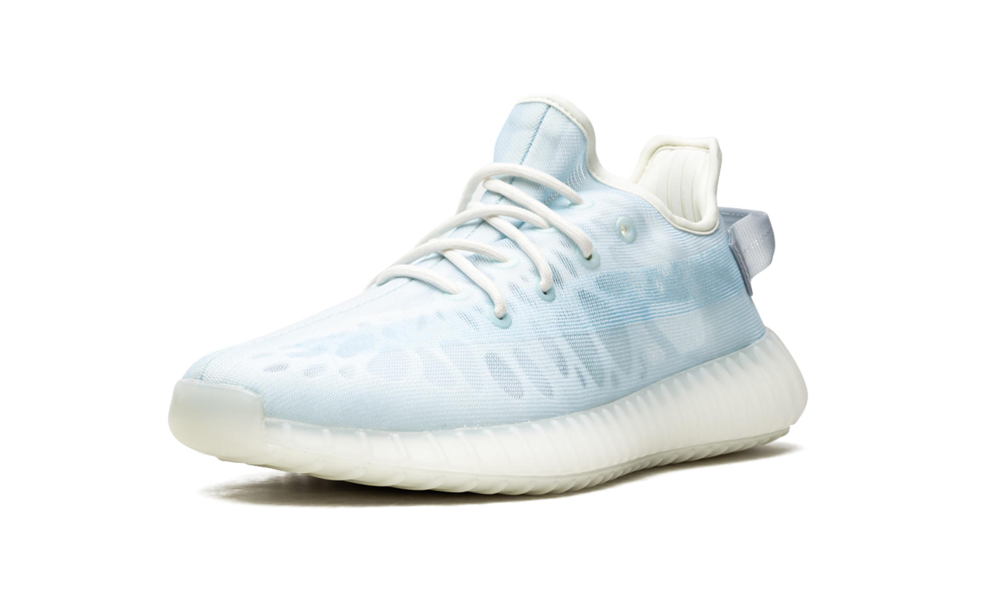 adidas yeezy boost 350 v2 mono ice+GW2869+left diagnol single view