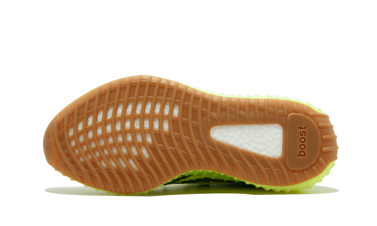 adidas yeezy boost 350 v2 semi frozen yellow+B37572+bottom view