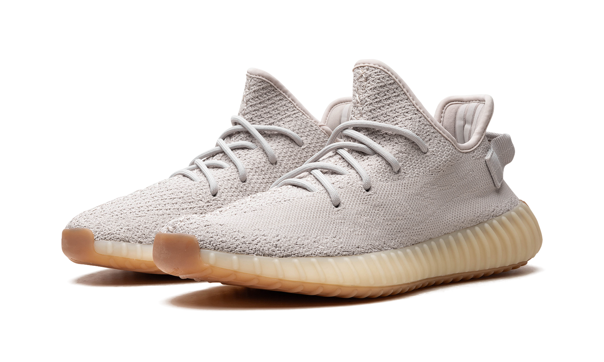 adidas yeezy boost 350 v2 sesame+F99710+diagnol left view