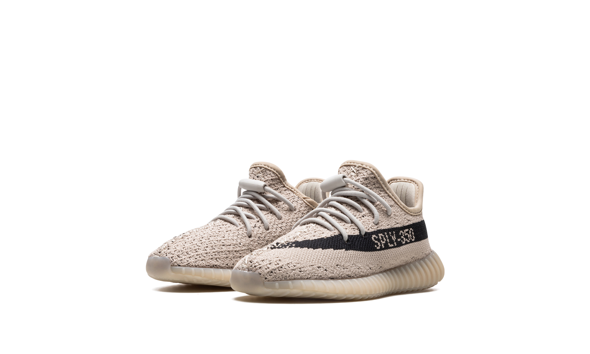 adidas yeezy boost 350 v2 slate infants+HP7871+diagnol left view