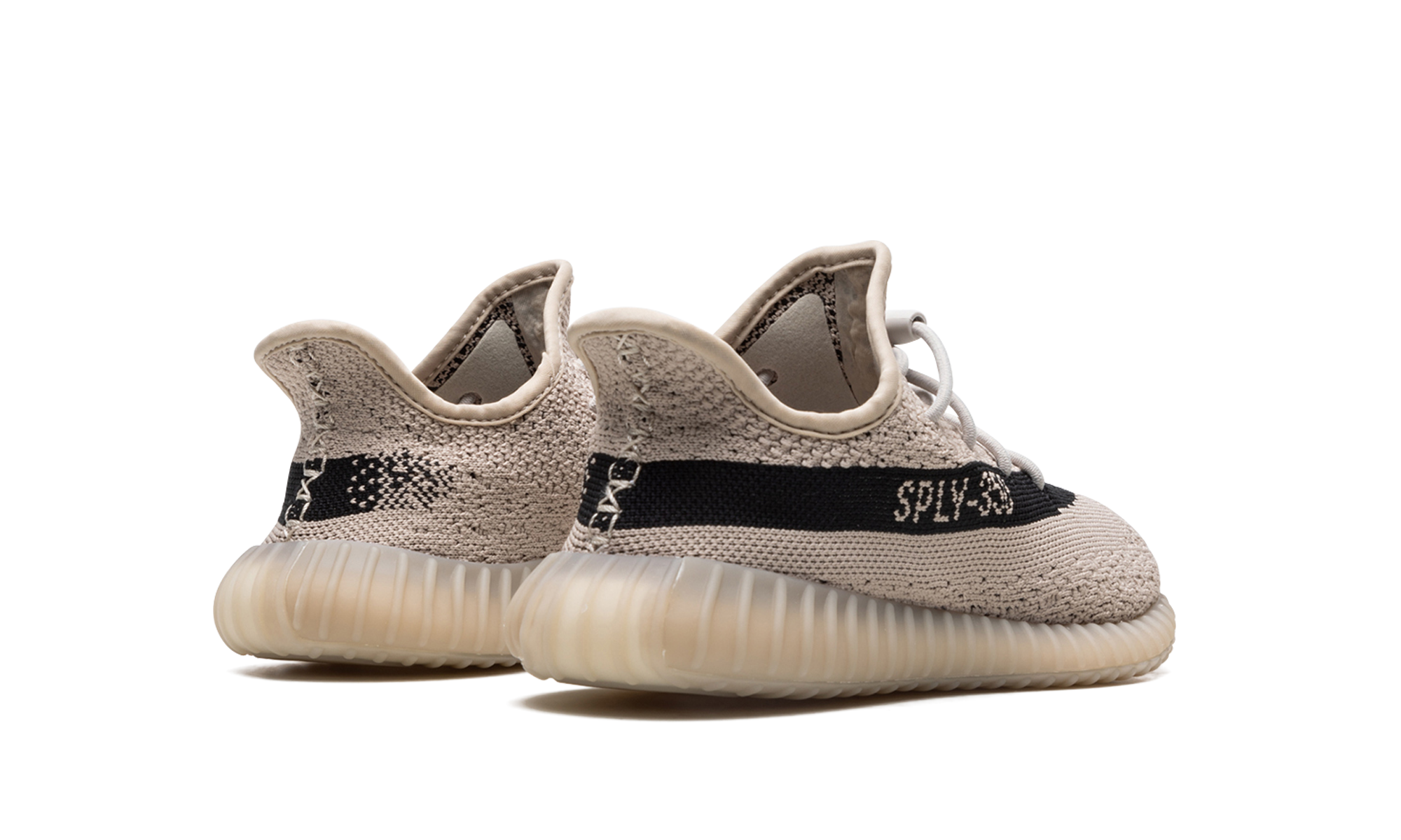adidas yeezy boost 350 v2 slate kids+HP7872+diagnol right behind view