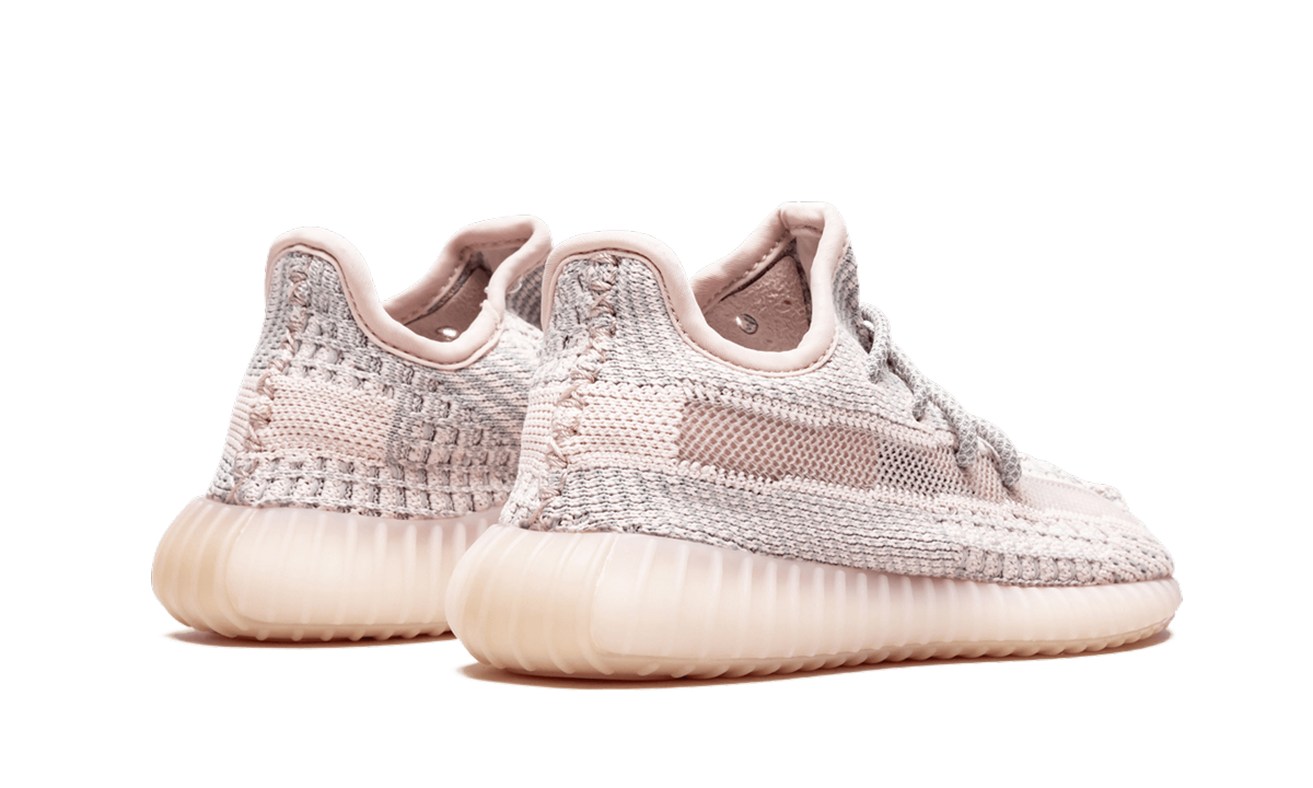 adidas yeezy boost 350 v2 synth infants+FV5671+diagnol right behind view