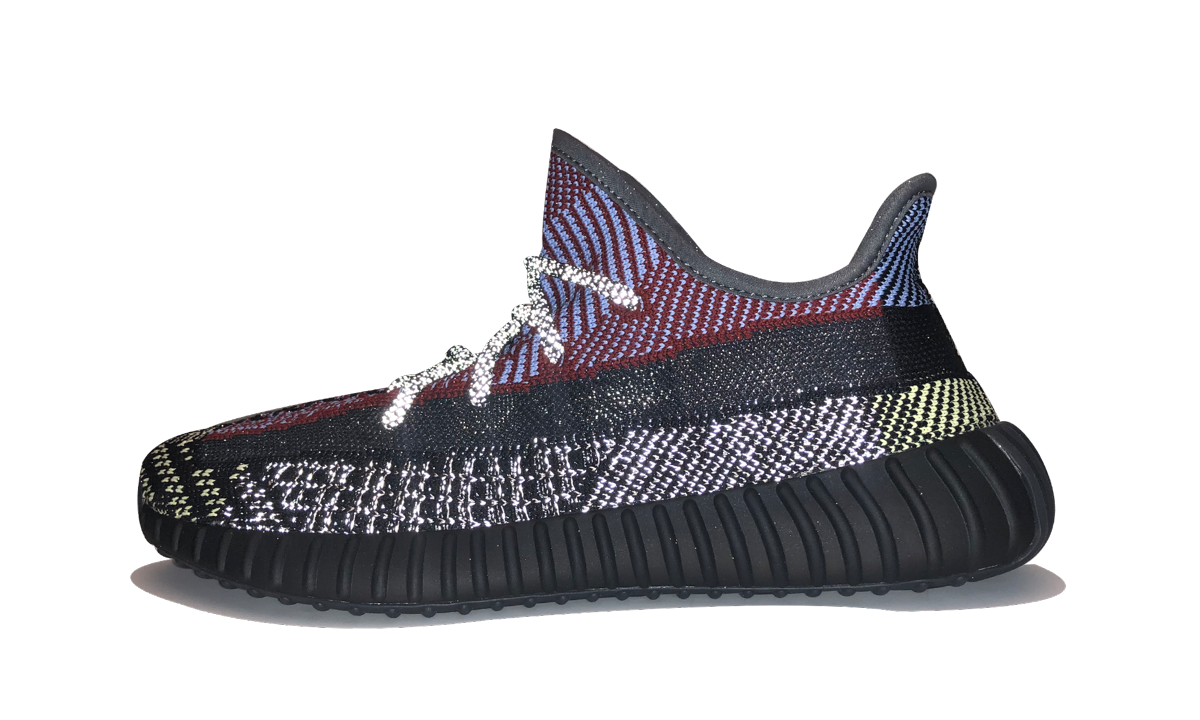 adidas yeezy boost 350 v2 yecheil reflective+FX4145+diagnol left view