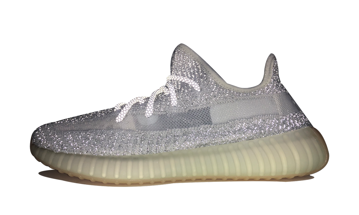 adidas yeezy boost 350 v2 yeshaya reflective+FX4349+diagnol left view