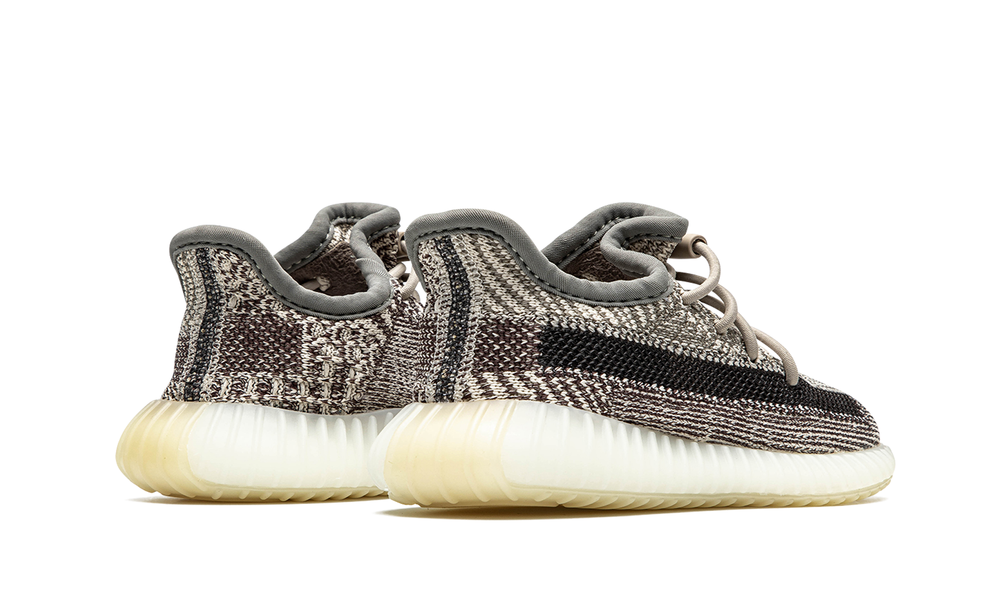 adidas yeezy boost 350 v2 zyon infants+FZ1284+diagnol right behind view