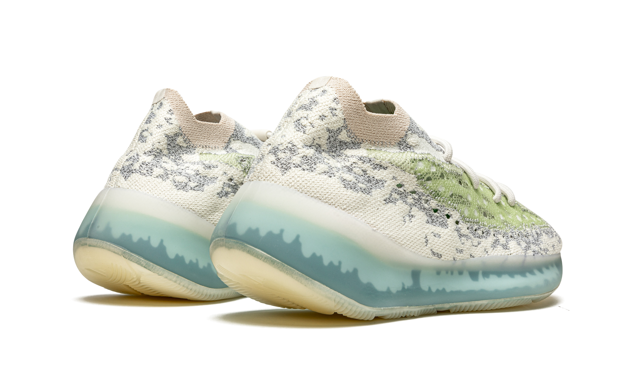 adidas yeezy boost 380 alien blue+GW0304+diagnol right behind view