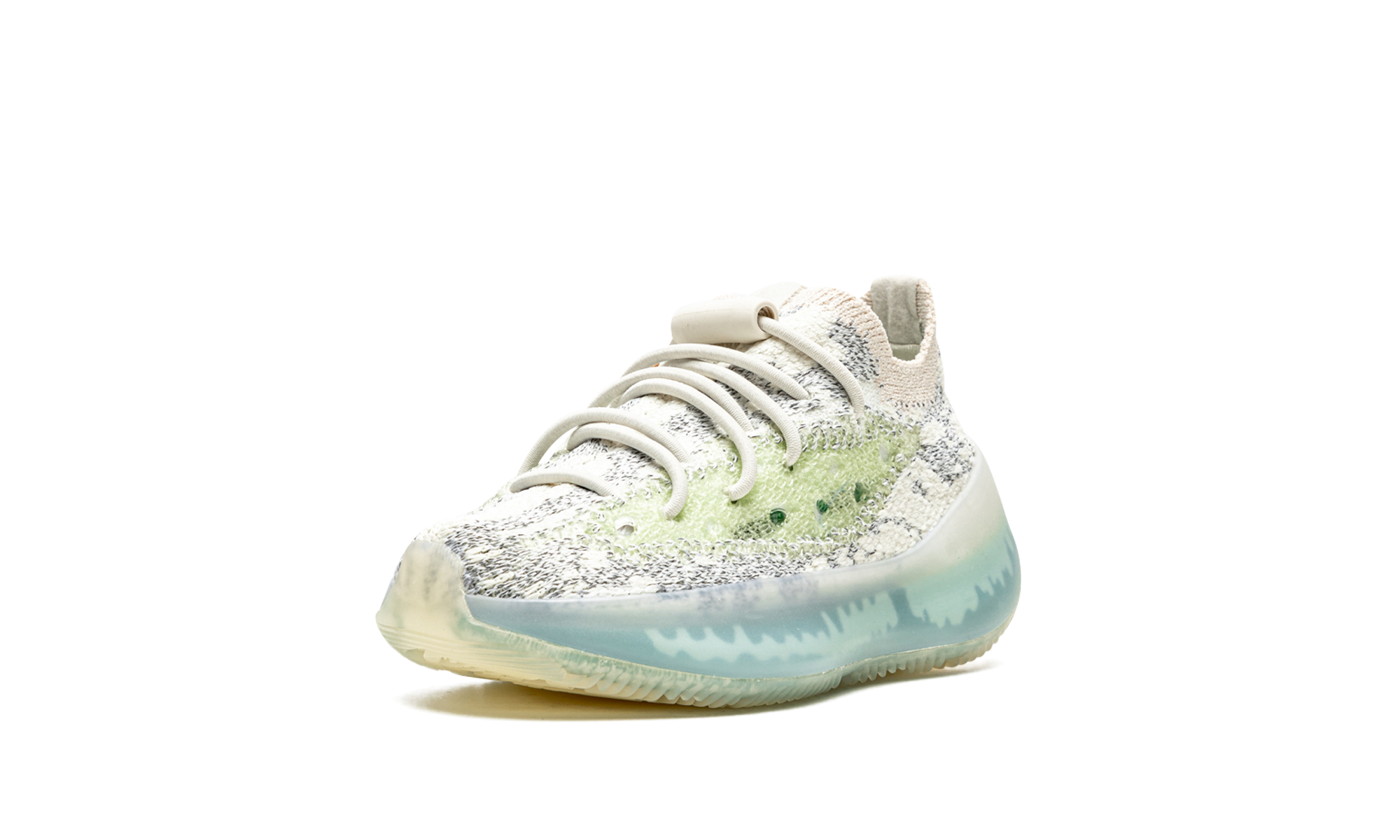 adidas yeezy boost 380 alien blue infants+GW2717+left diagnol single view
