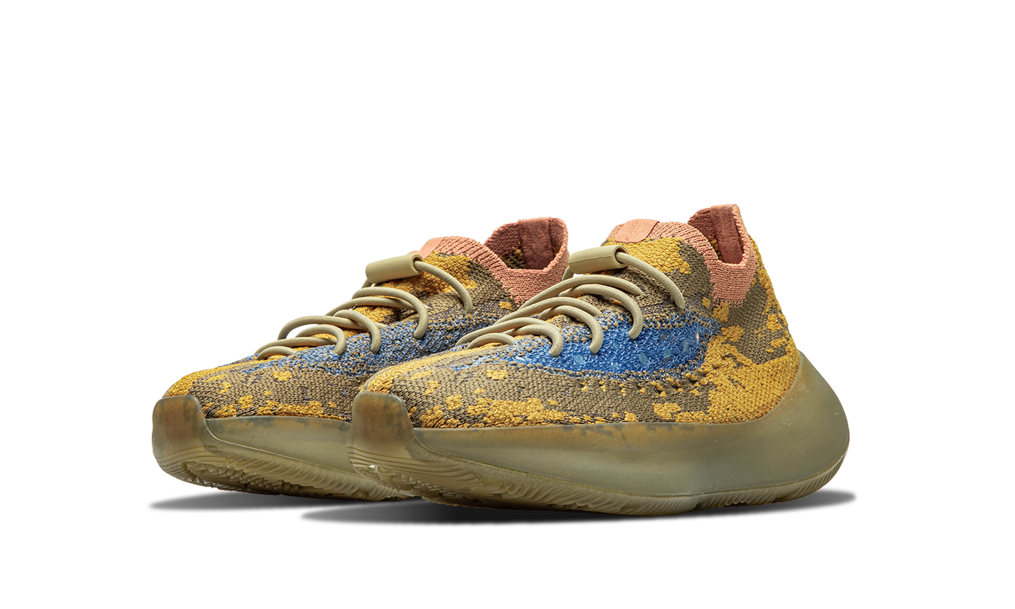adidas yeezy boost 380 blue oat kids+Q47391+diagnol left view