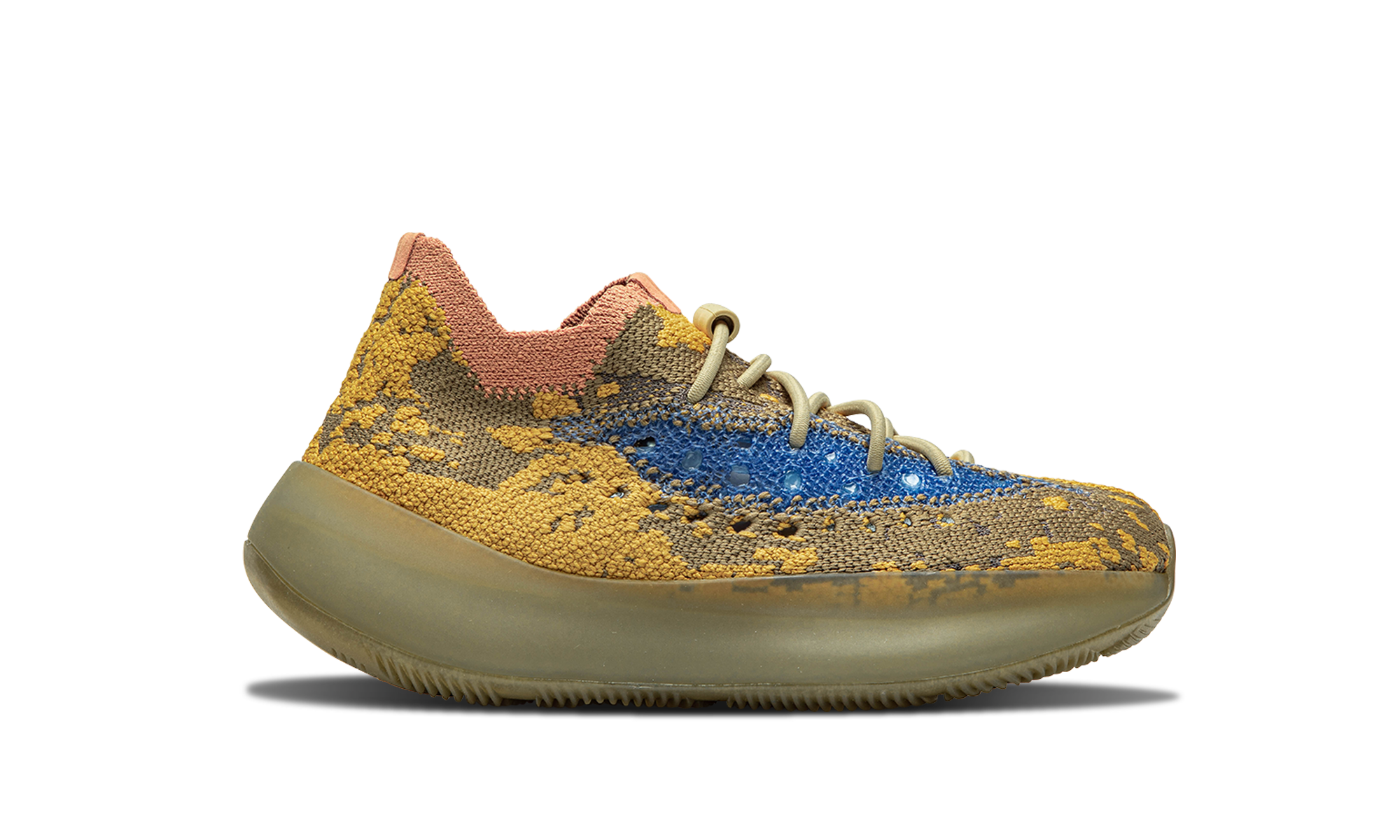 adidas yeezy boost 380 blue oat kids+Q47391+right view