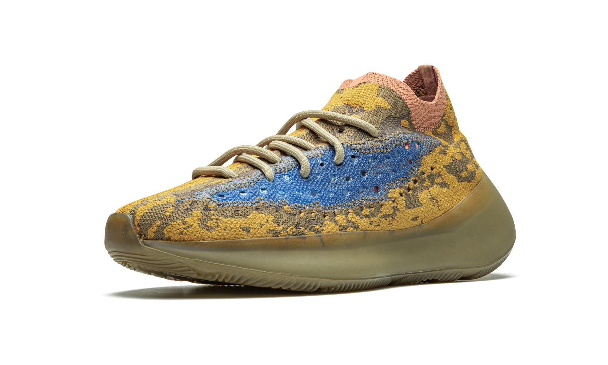 adidas yeezy boost 380 blue oat reflective+FX9847+left diagnol single view