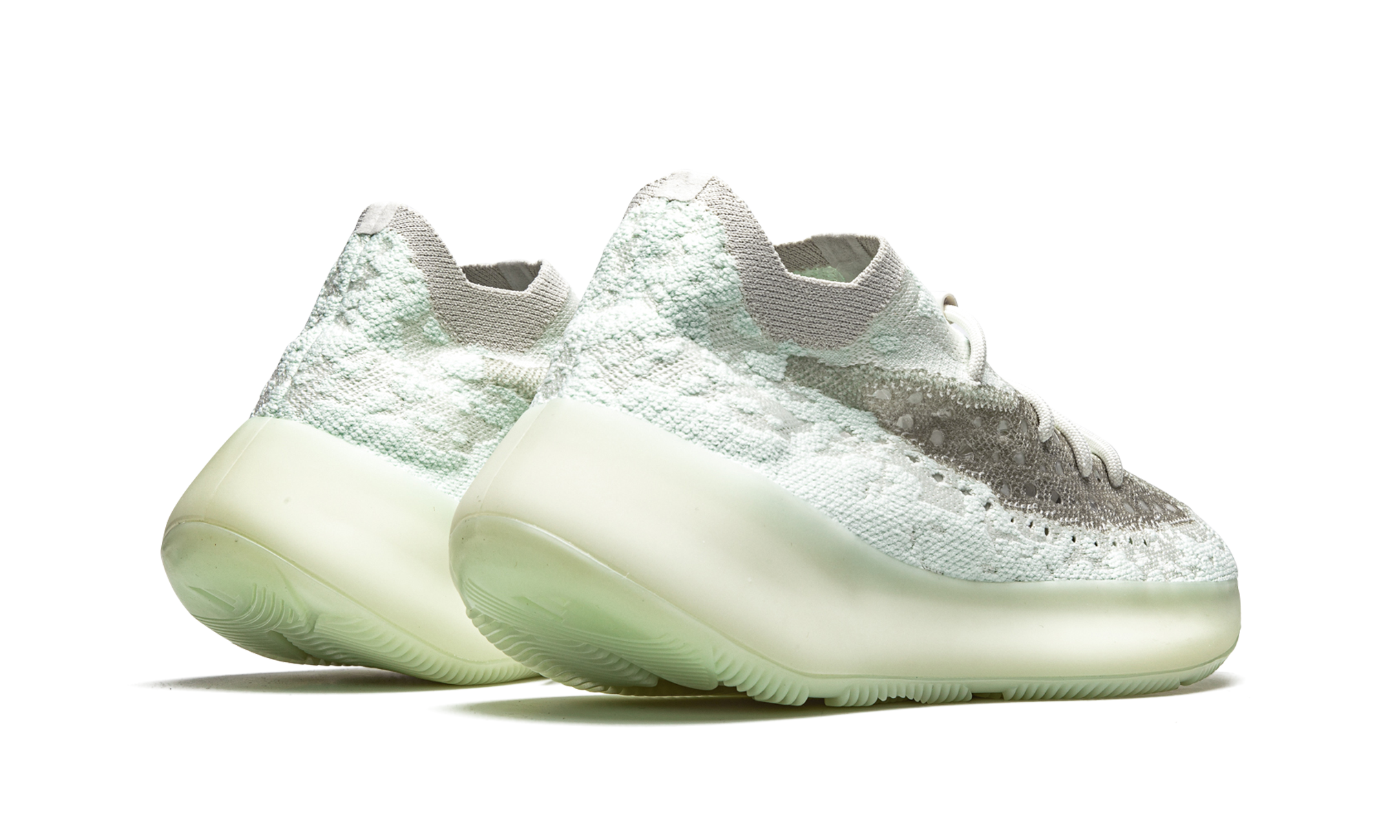 adidas yeezy boost 380 calcite glow+GZ8668+diagnol right behind view