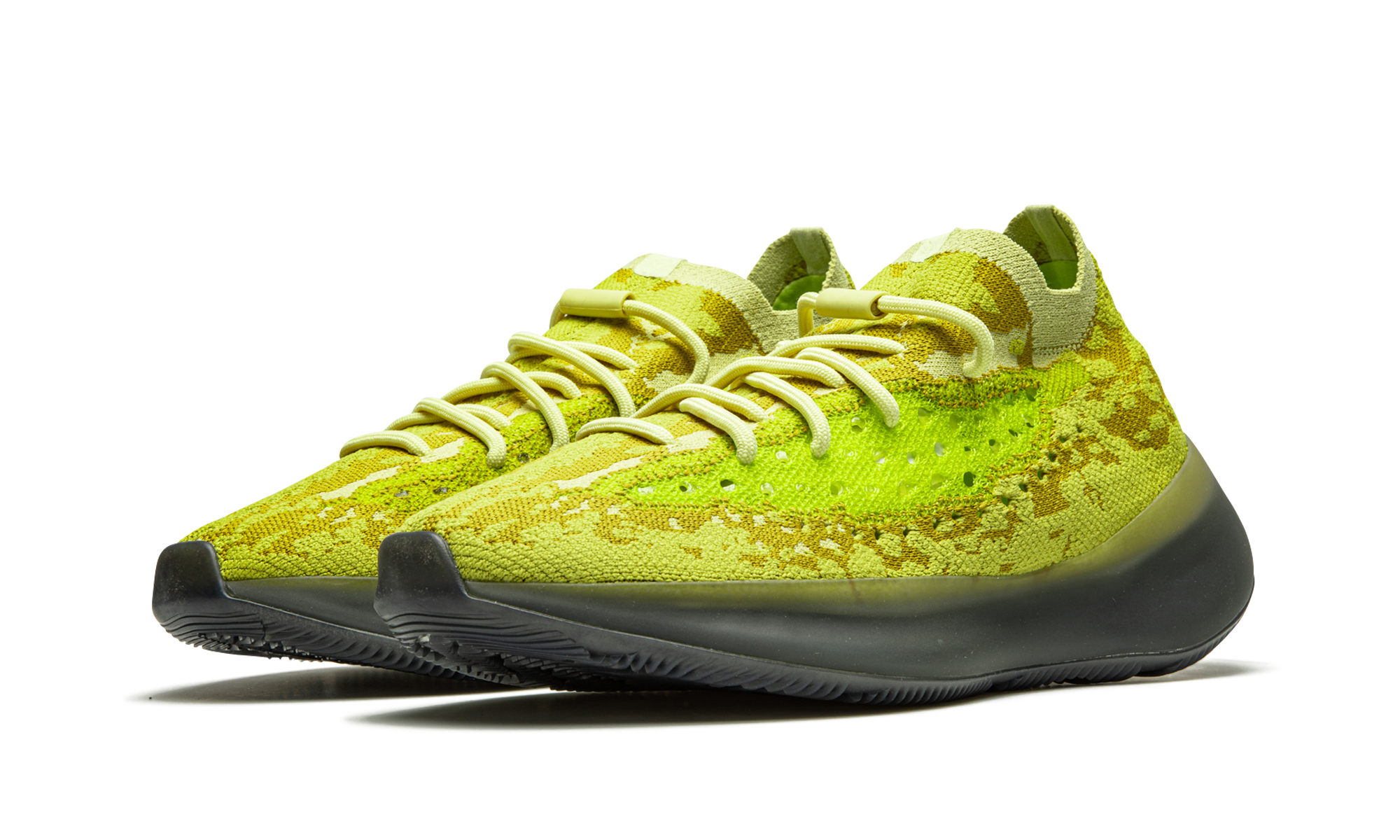 adidas yeezy boost 380 hylte glow+FZ4994+diagnol right behind view