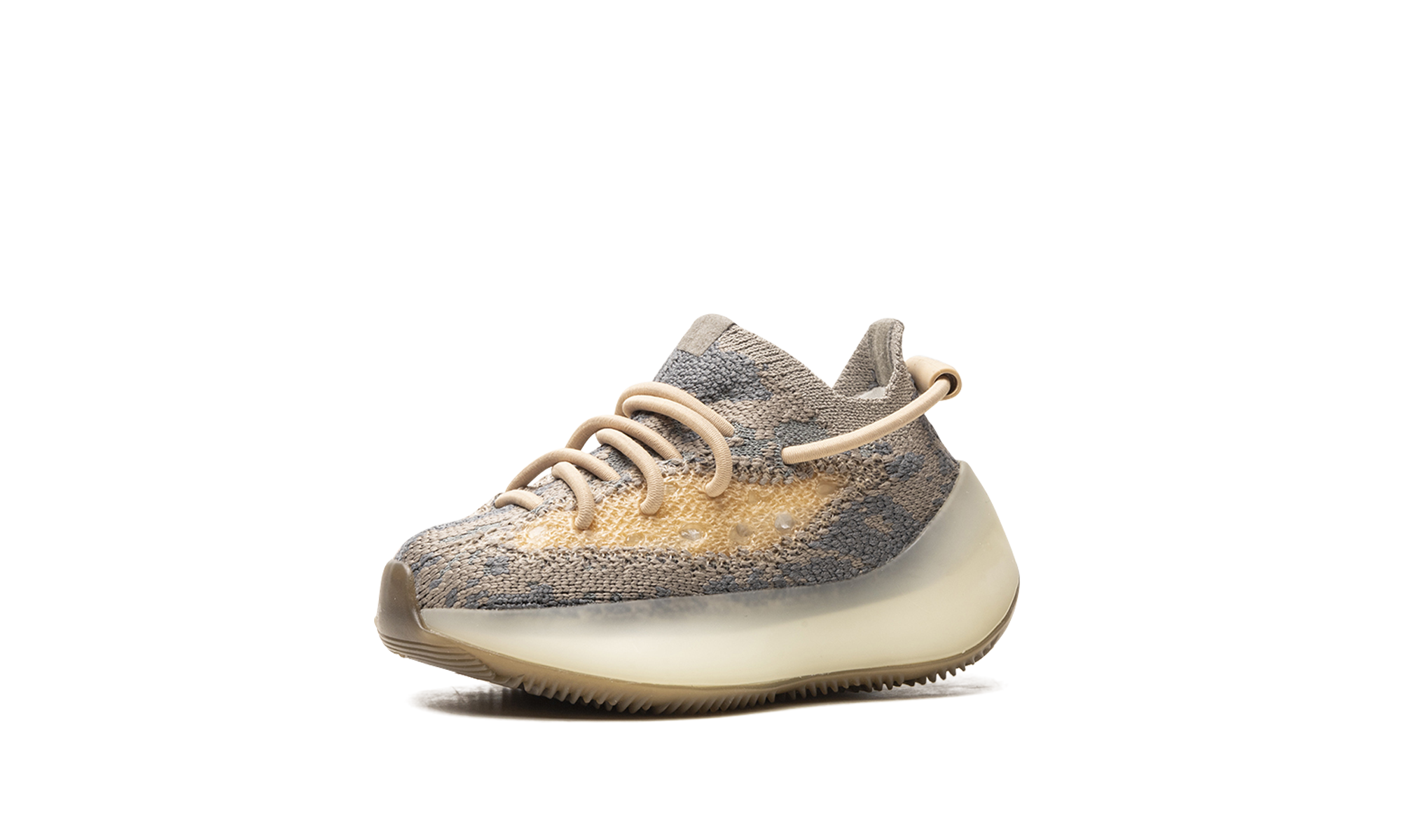 adidas yeezy boost 380 mist infants+FX9765+left diagnol single view