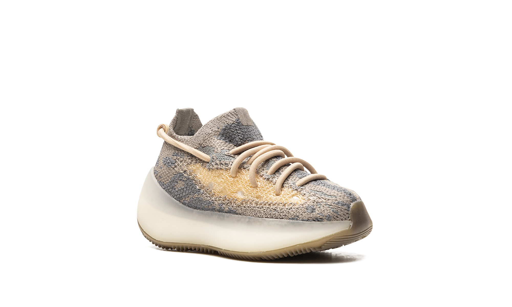 adidas yeezy boost 380 mist infants+FX9765+diagnol right view