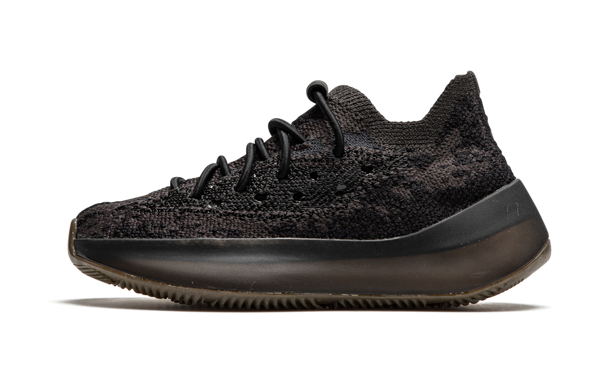 adidas yeezy boost 380 onyx infants+FZ4422+diagnol right view 1