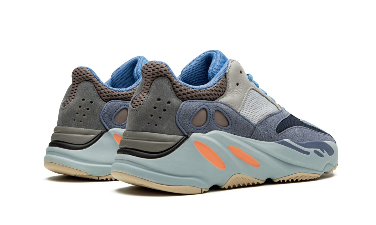 adidas yeezy boost 700 carbon blue+FW2498+diagnol right behind view