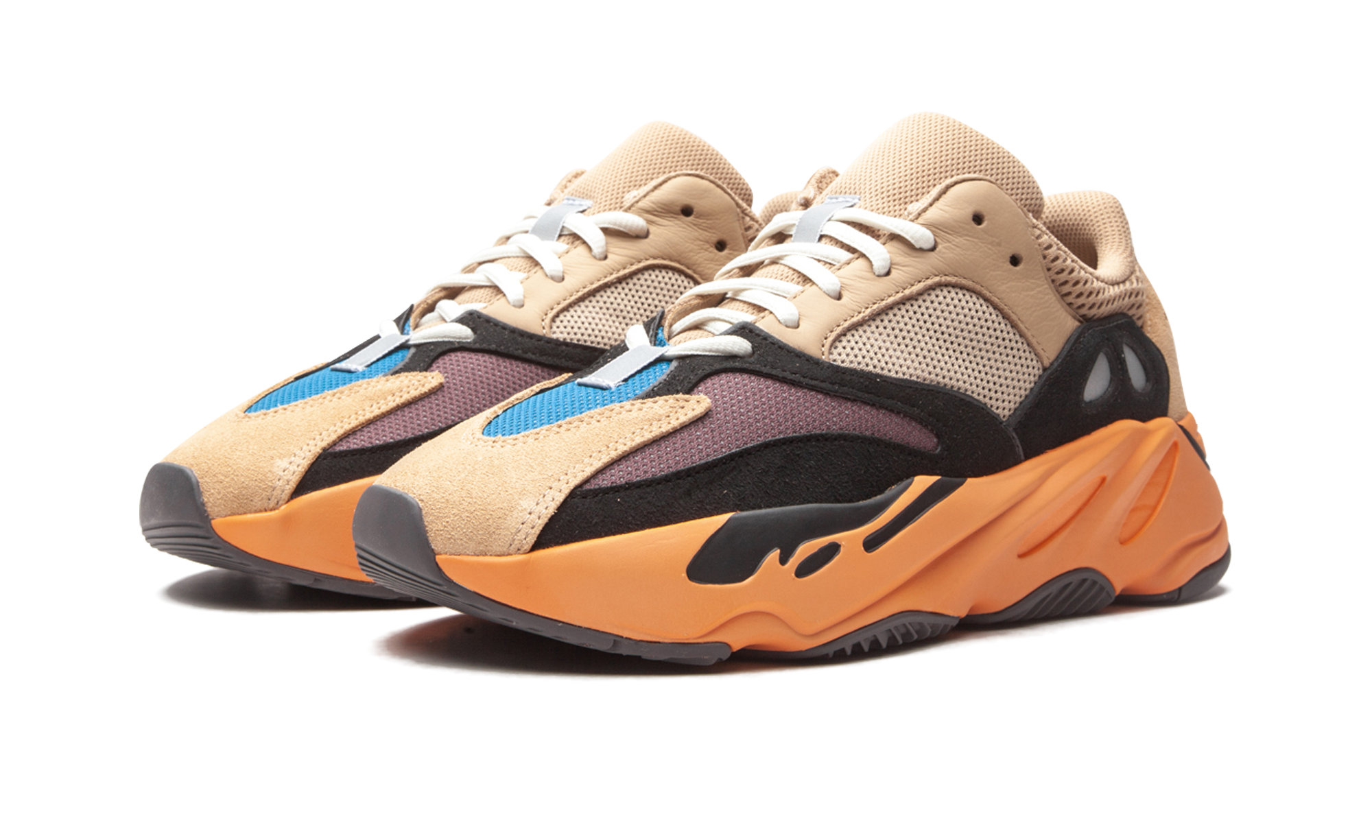 adidas yeezy boost 700 enflame amber+GW0297+diagnol left view