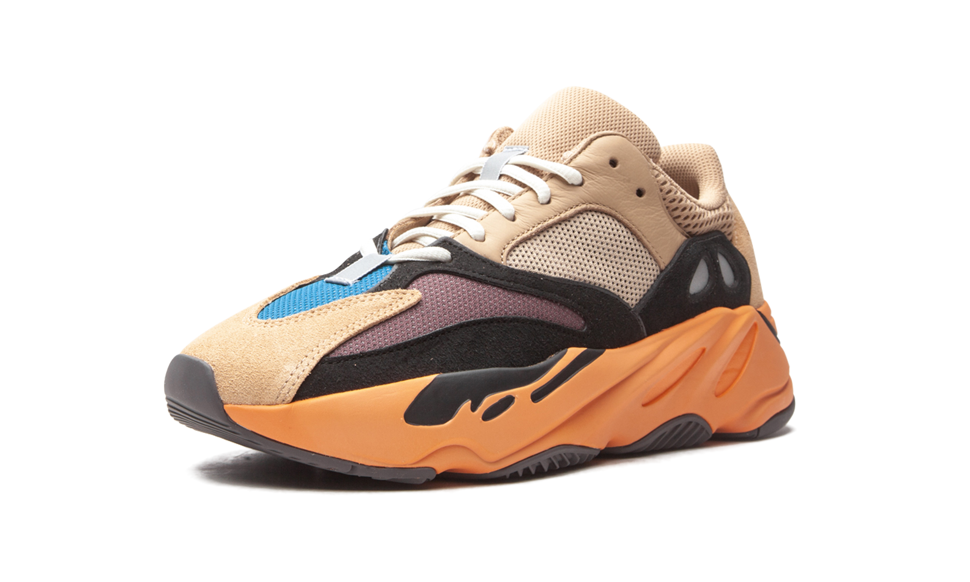 adidas yeezy boost 700 enflame amber+GW0297+left diagnol single view