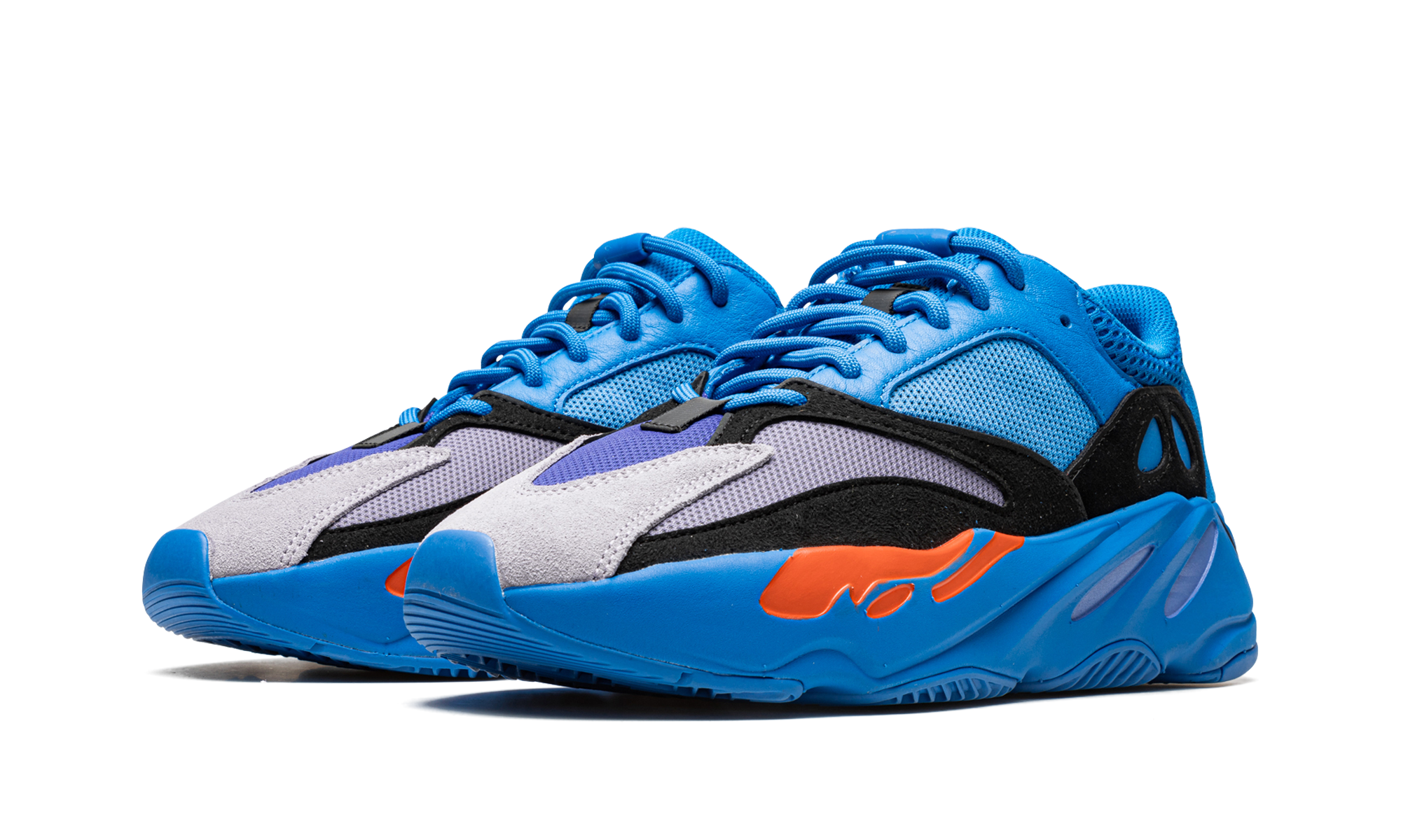 adidas yeezy boost 700 hi res blue+HP6674+diagnol left view