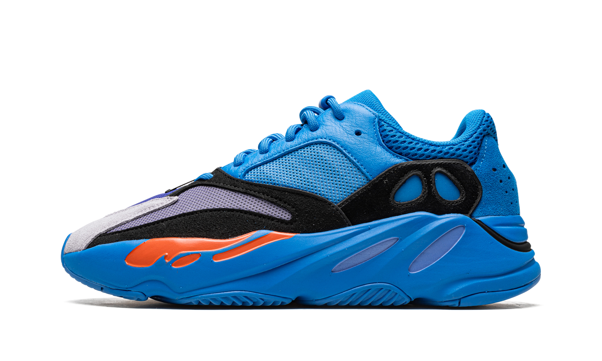 adidas yeezy boost 700 hi res blue+HP6674+diagnol right view 1