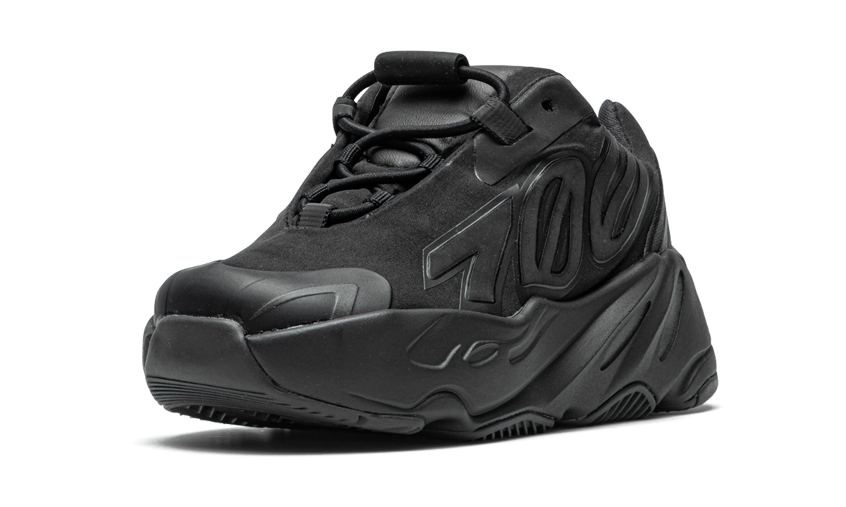 adidas yeezy boost 700 mnvn black infants+FY4392+left diagnol single view
