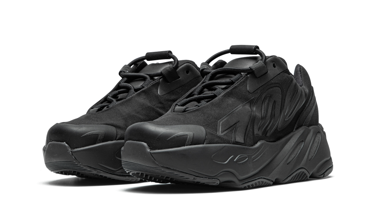adidas yeezy boost 700 mnvn black kids+FY4394+diagnol left view