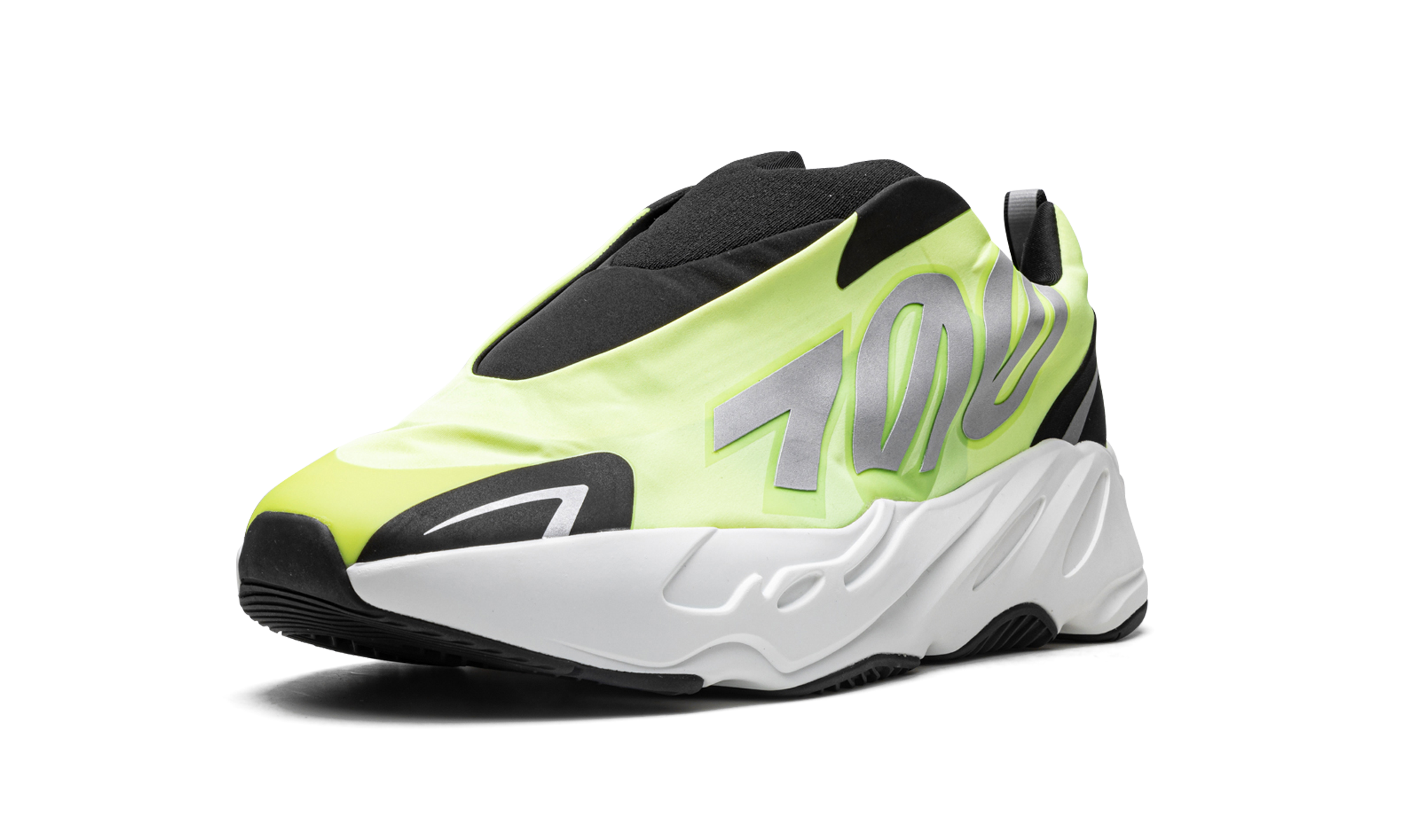 adidas yeezy boost 700 mnvn laceless phosphor+GY2055+left diagnol single view