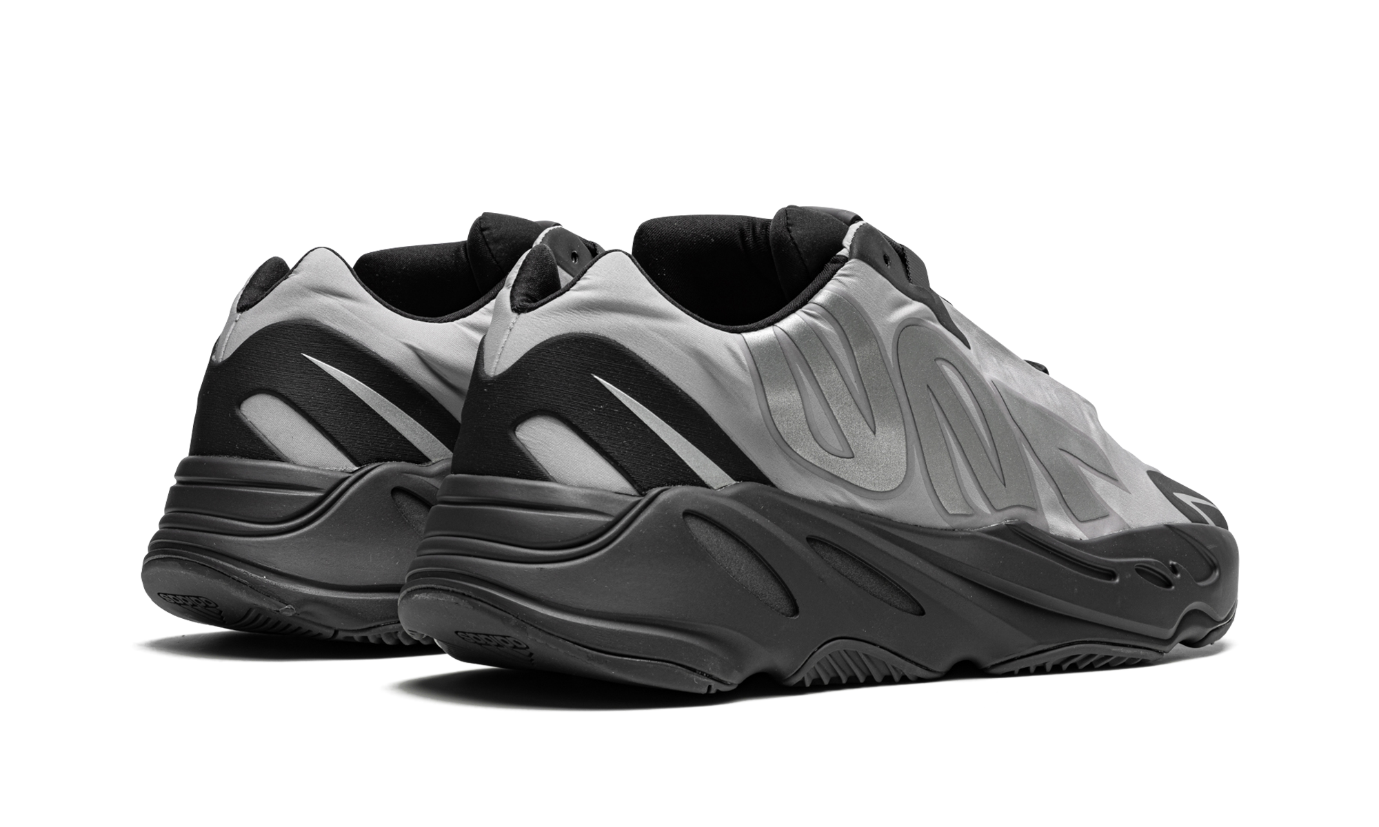 adidas yeezy boost 700 mnvn metallic+GW9524+diagnol right behind view