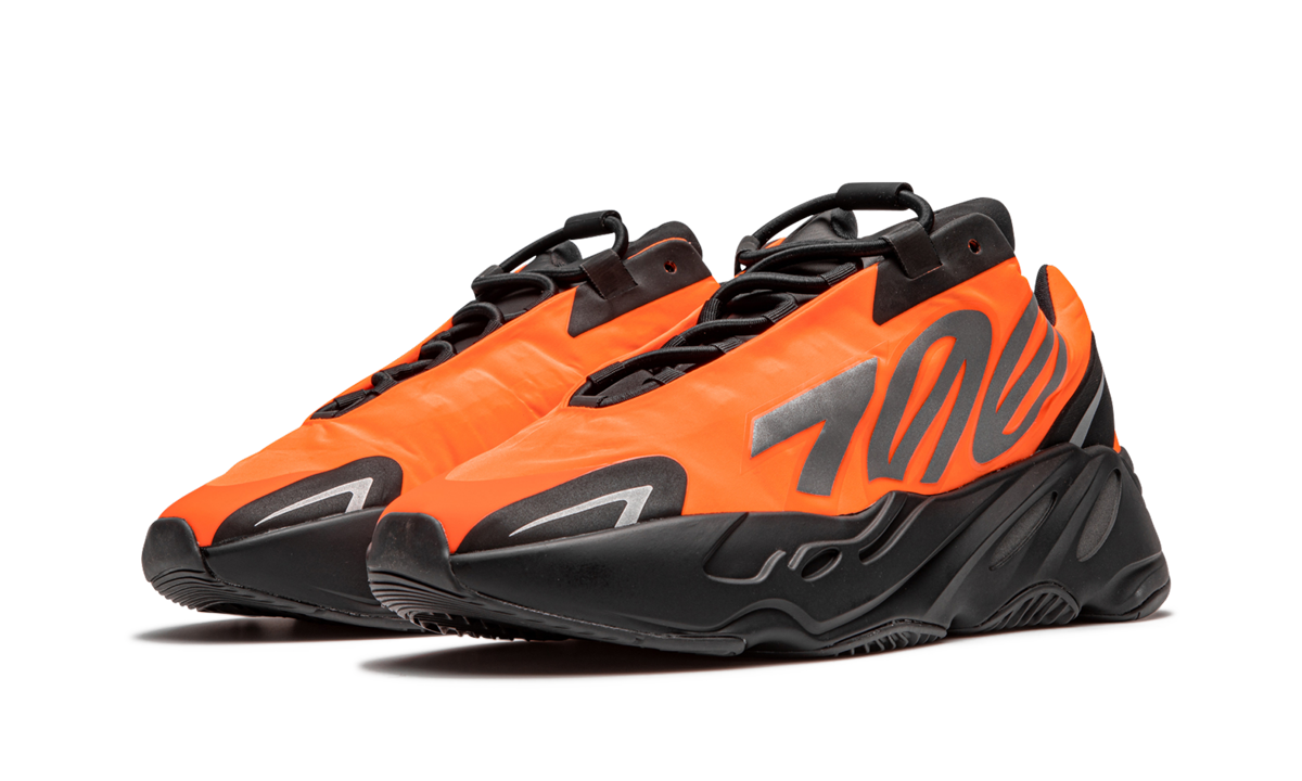 adidas yeezy boost 700 mnvn orange+FV3258+diagnol left view