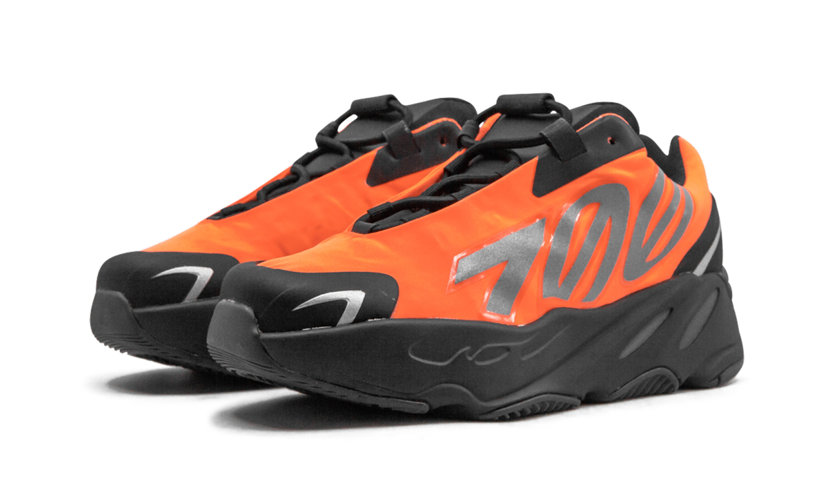 adidas yeezy boost 700 mnvn orange kids+FX3354+diagnol left view